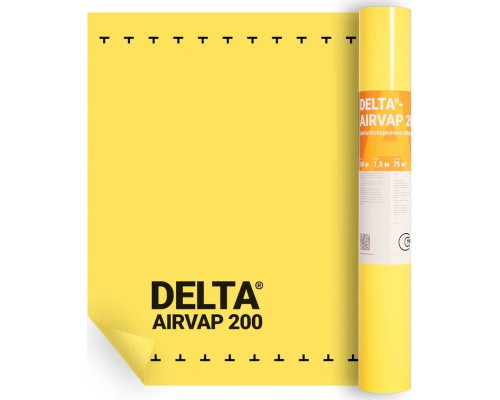 Пароизоляция DELTA AIRVAP 200, 1,5×50 м, 75 м²