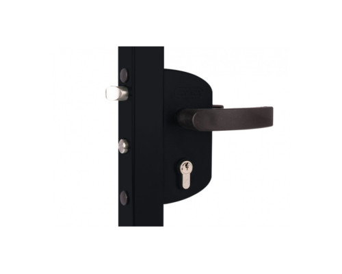 Locinox Замок LAKZ 6060 P1L корпус из полиамида с ручками из полиамида, черный RAL 9005 GL в Ростове-на-Дону