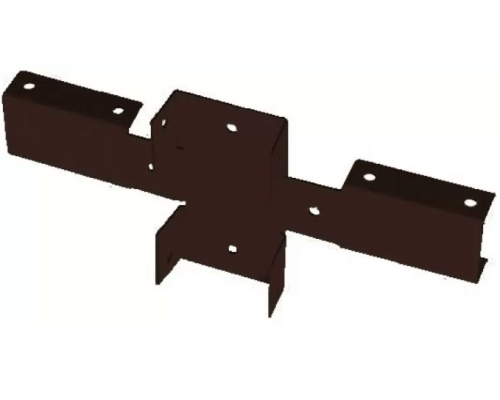 Ворота Колорити цинк с замком 1,8х3,5 RAL 7024